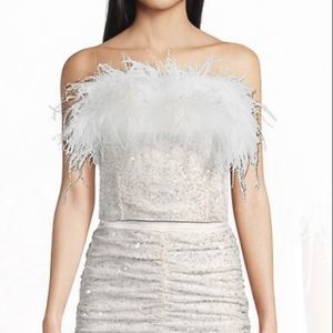 Line & Dot Valeria feather top